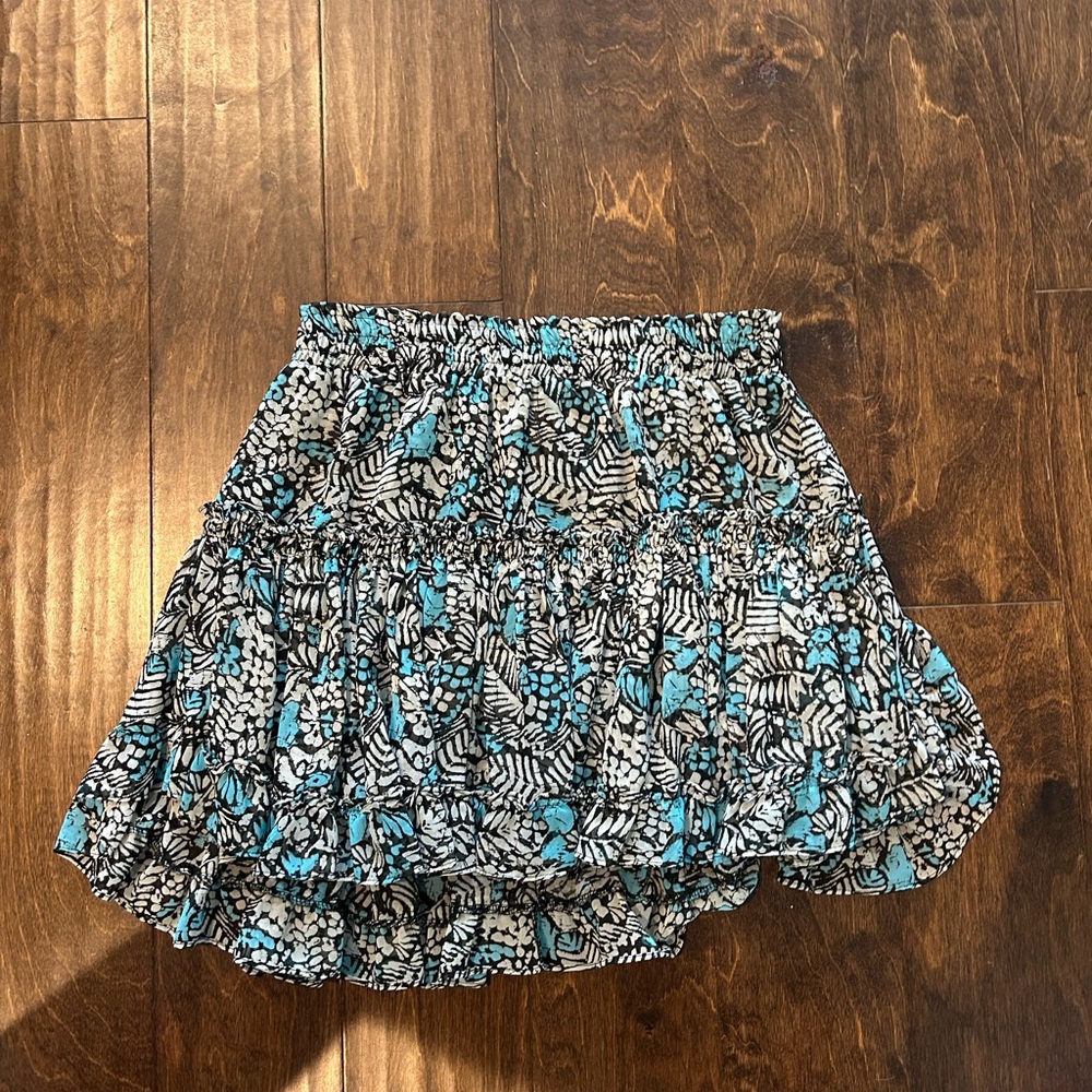 Blue and Black Patterned MISA Skirt